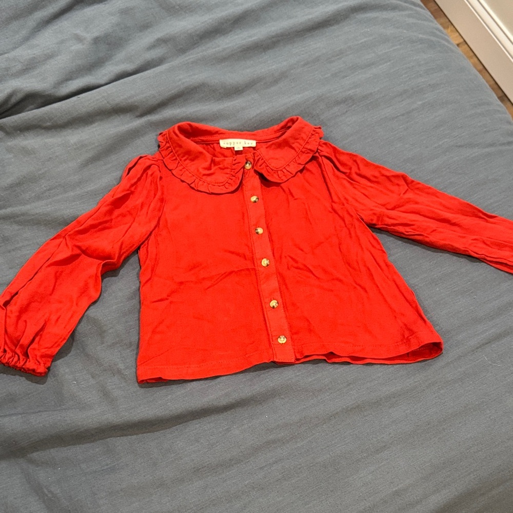 Girls Copper Key Top